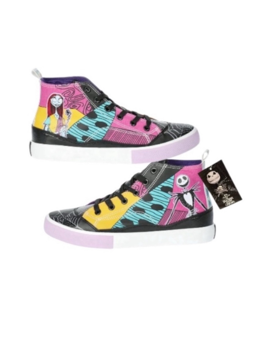 Disney Nightmare Before Christmas Character High-Top Sneakers